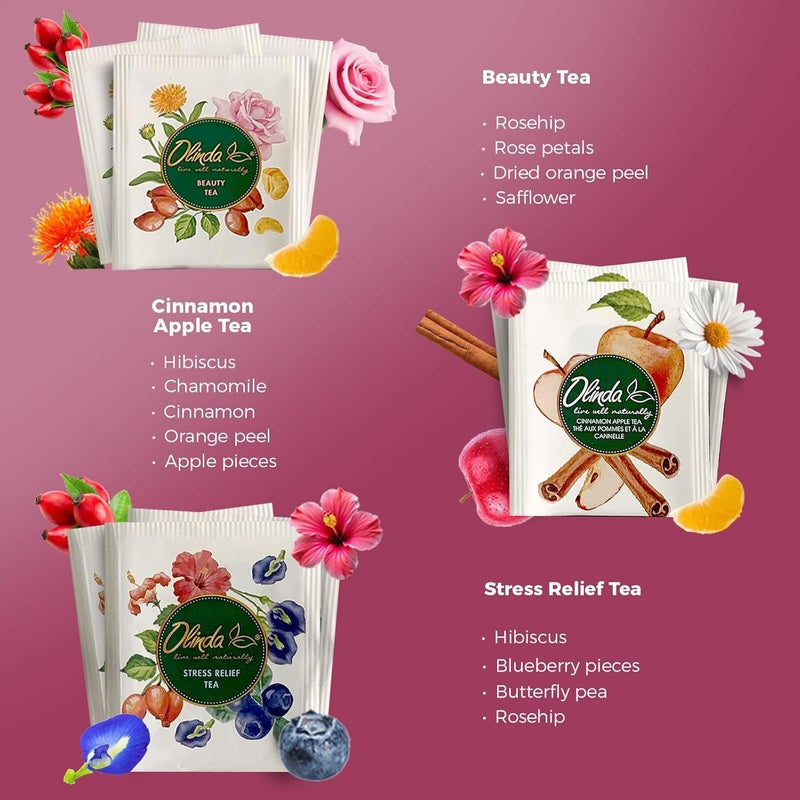 Olinda Healing Flowers & Roots Herbal Tea Gift Box - Image 2